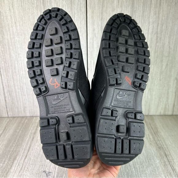 Nike Golkana Black Faux Fur Lined Warm Winter Slip On Boot Shoe Women’s Size 8 - Picture 8 of 10